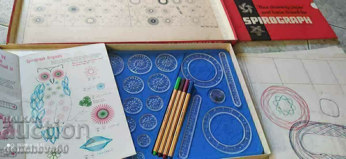 Vintage Spirograph μεγάλη έκδοση 1968 Αγγλία - 5
