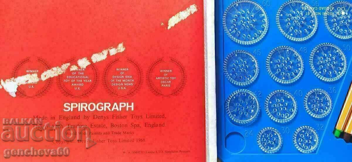 Vintage Spirograph large version 1968 England - 6