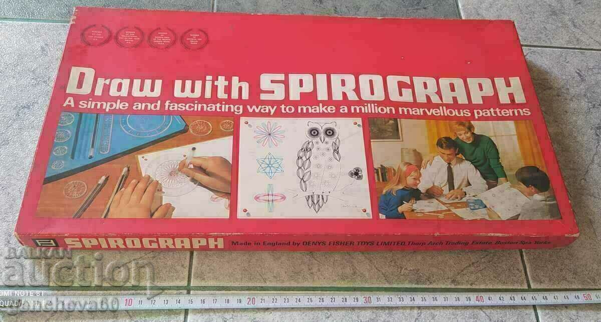 Vintage Spirograph μεγάλη έκδοση 1968 Αγγλία - 7