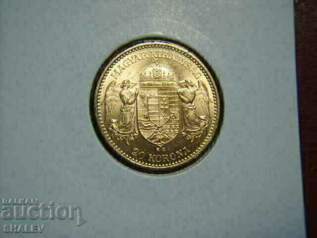 Licitație 20 Korona 1896 Ungaria - AU/Unc (aur) Licitație 20 Korona 1896 Ungaria - AU/Unc (aur)