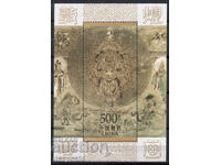 1996. Κίνα. Τοιχογραφίες σπηλαίου Dunhuang. ΟΙΚΟΔΟΜΙΚΟ ΤΕΤΡΑΓΩΝΟ.