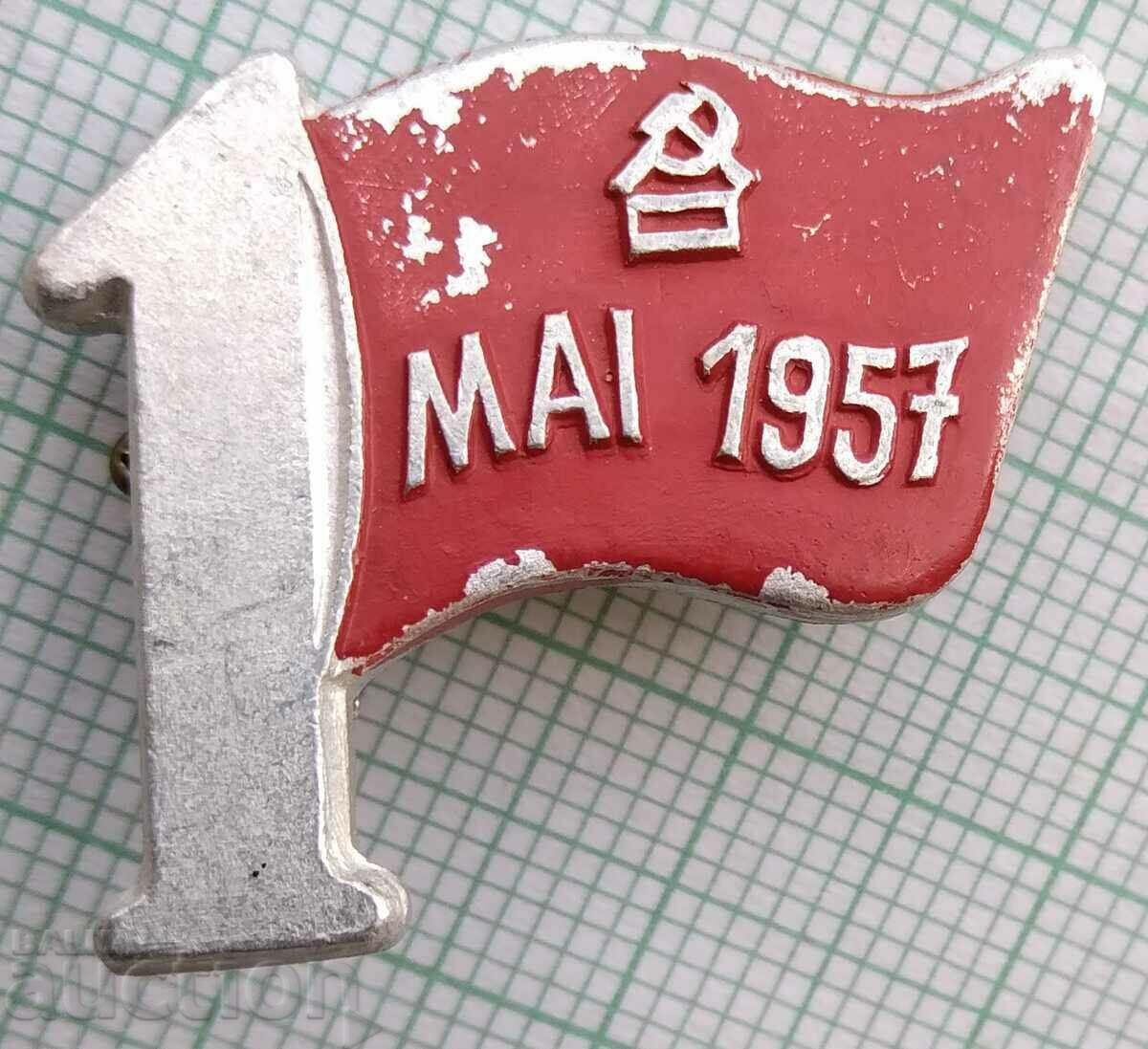 13677 Badge - Labor Day - 1 May 1957