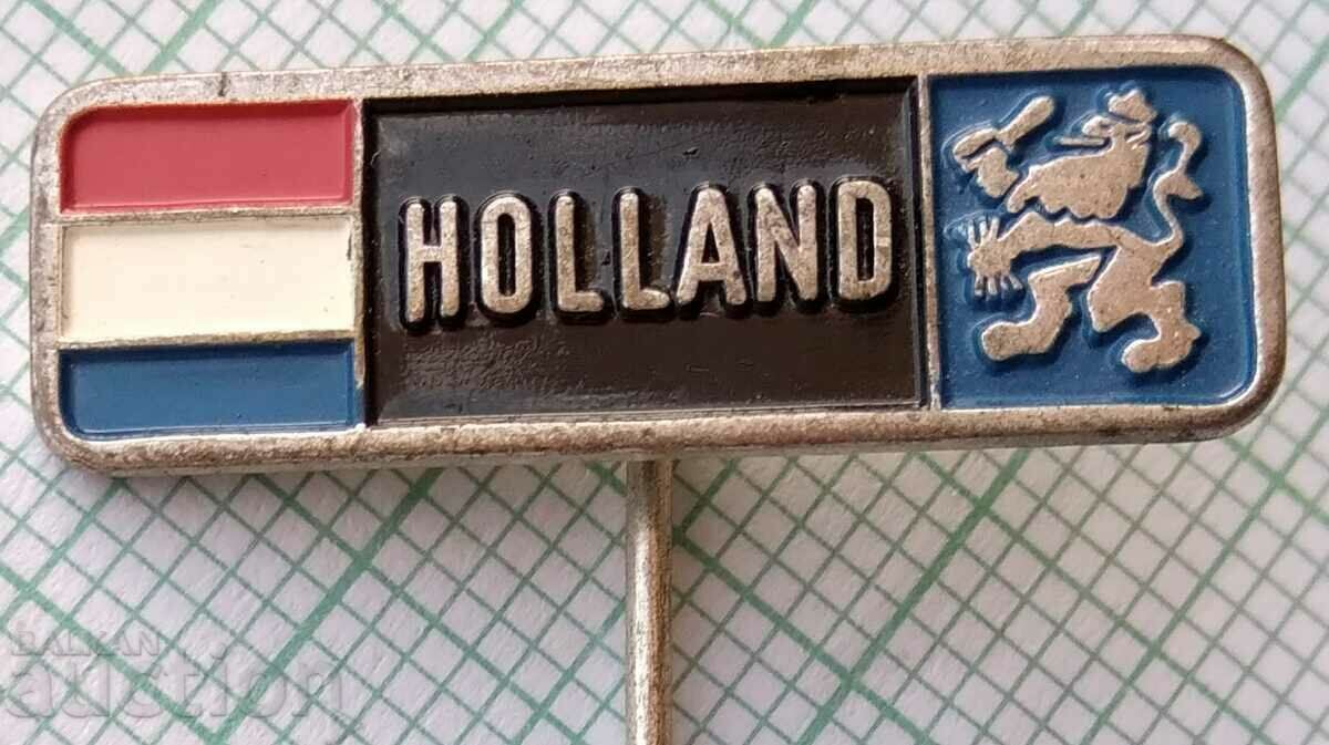 13683 Badge - Netherlands - flag coat of arms