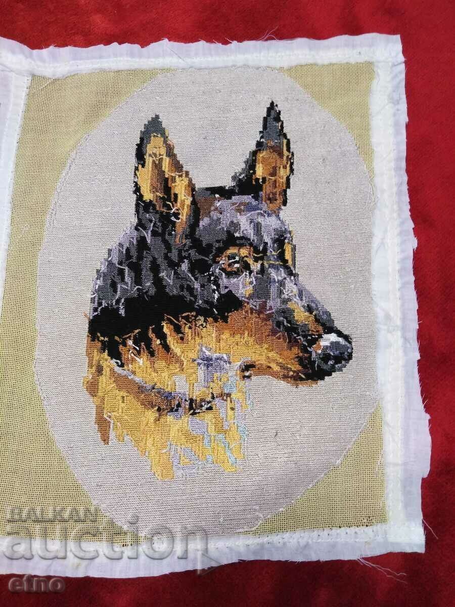 OLD TAPESTRY "Dog, German Shepherd" with price 55.00 BGN | € 28.12 OLD TAPESTRY "Dog, German Shepherd" with price 55.00 BGN | € 28.12