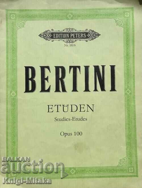 Bertini. Etüden. Opus 100 - Studii-Etudes
