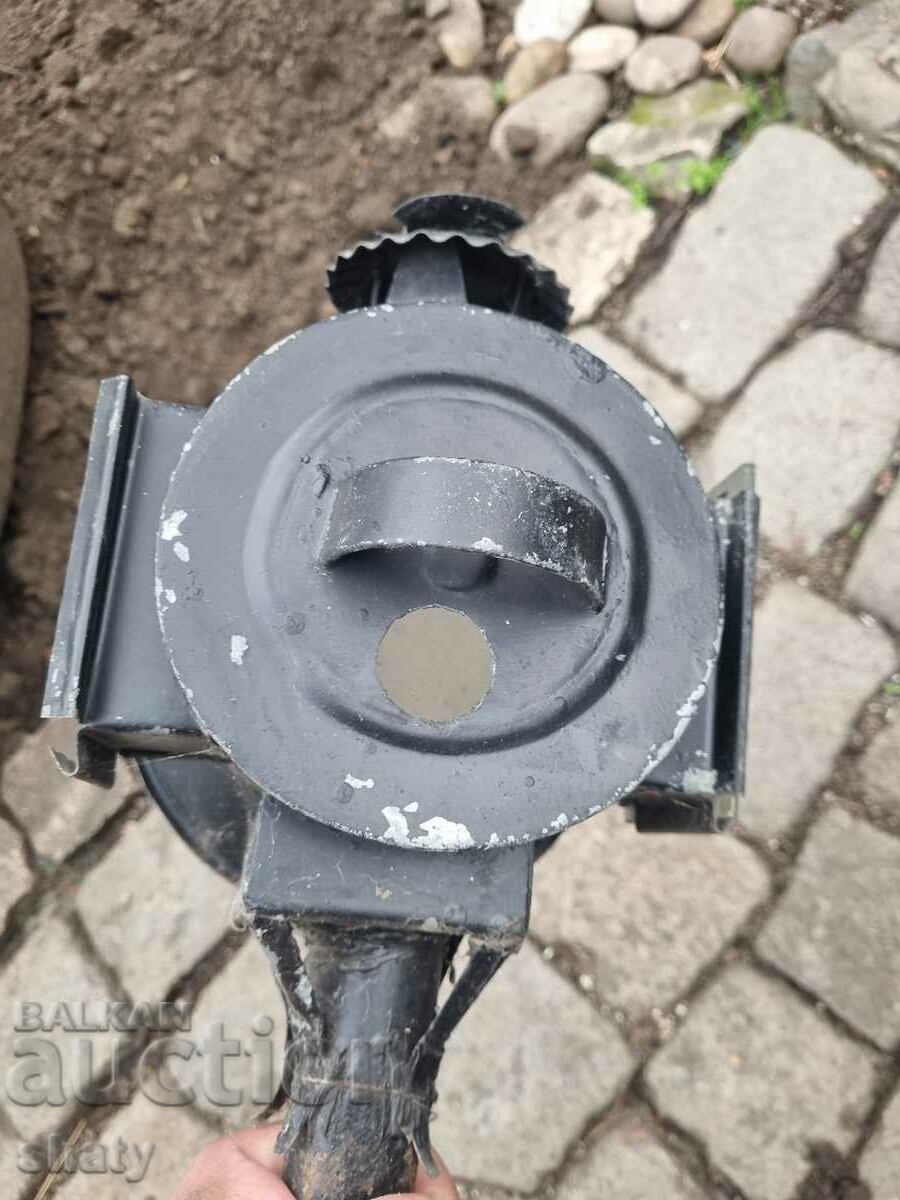Delivery of An old carriage or wheel lamp. Lantern Delivery of An old carriage or wheel lamp. Lantern
