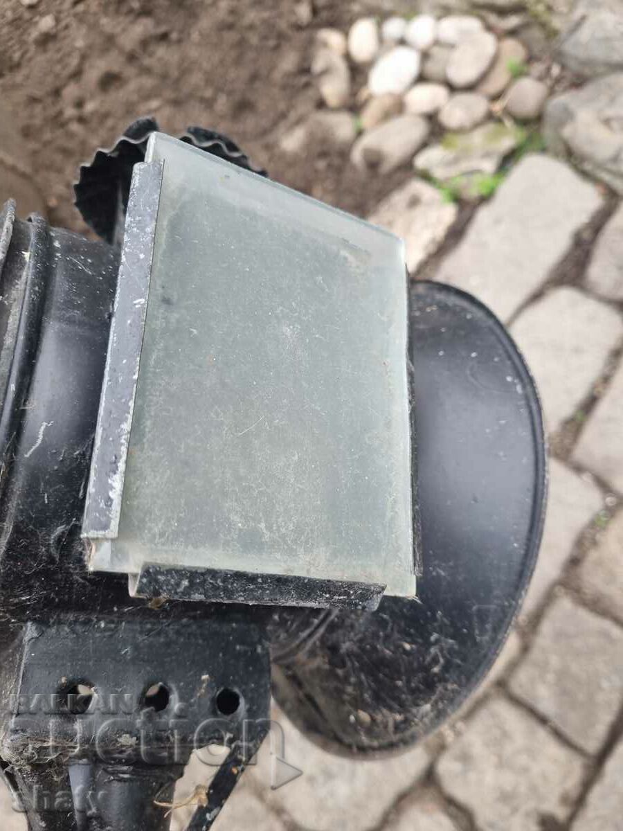 An old carriage or wheel lamp. Lantern - 5 An old carriage or wheel lamp. Lantern - 5