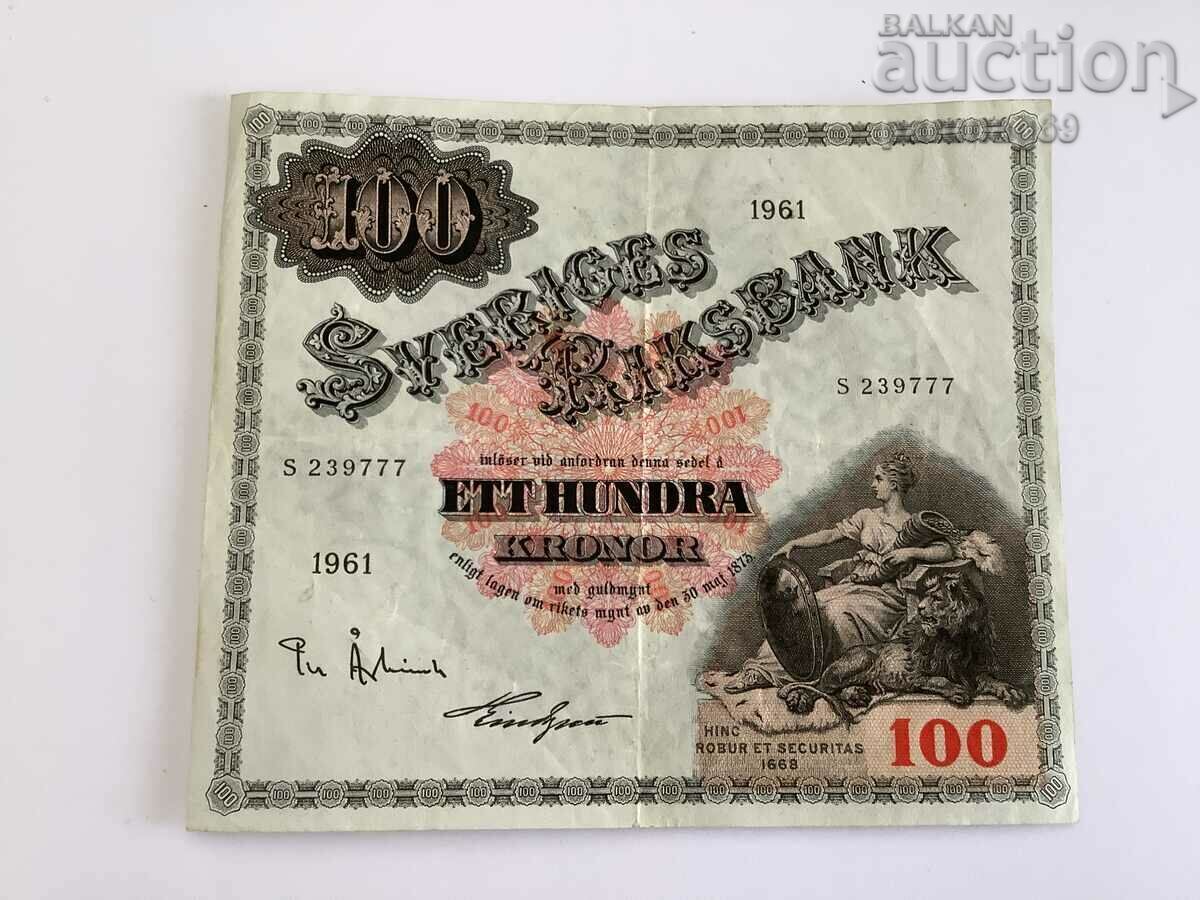Σουηδία 100 κορώνες 1961 Σουηδία 100 κορώνες 1961