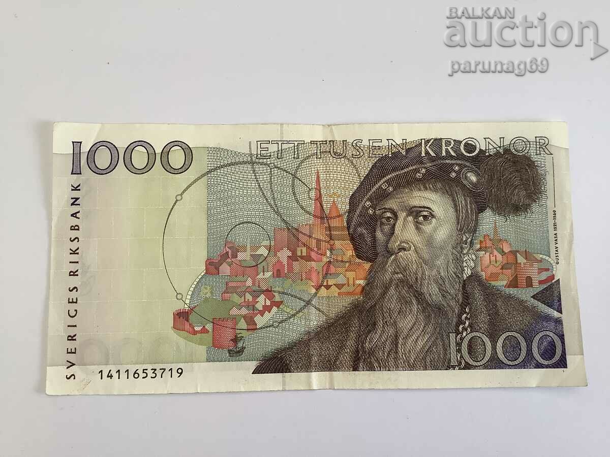 Швеция 1000 крони 1990 година