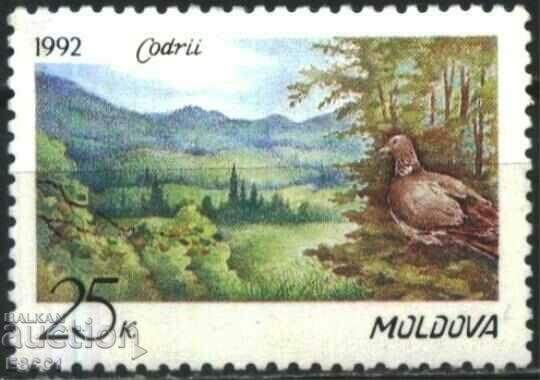 Pure Brand Forest Fauna Bird 1992 from Moldova