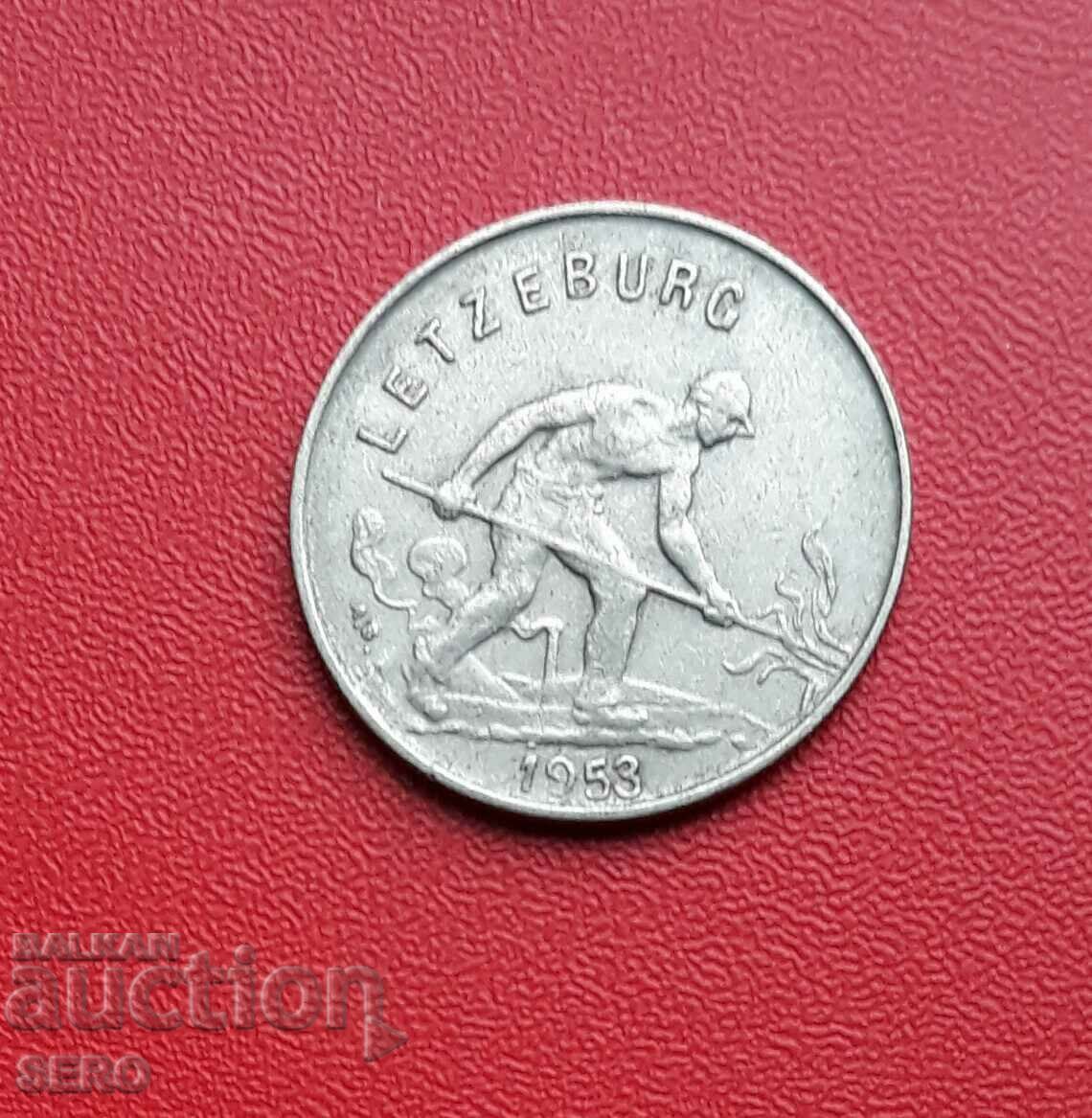 Люксембург-1 франк 1953