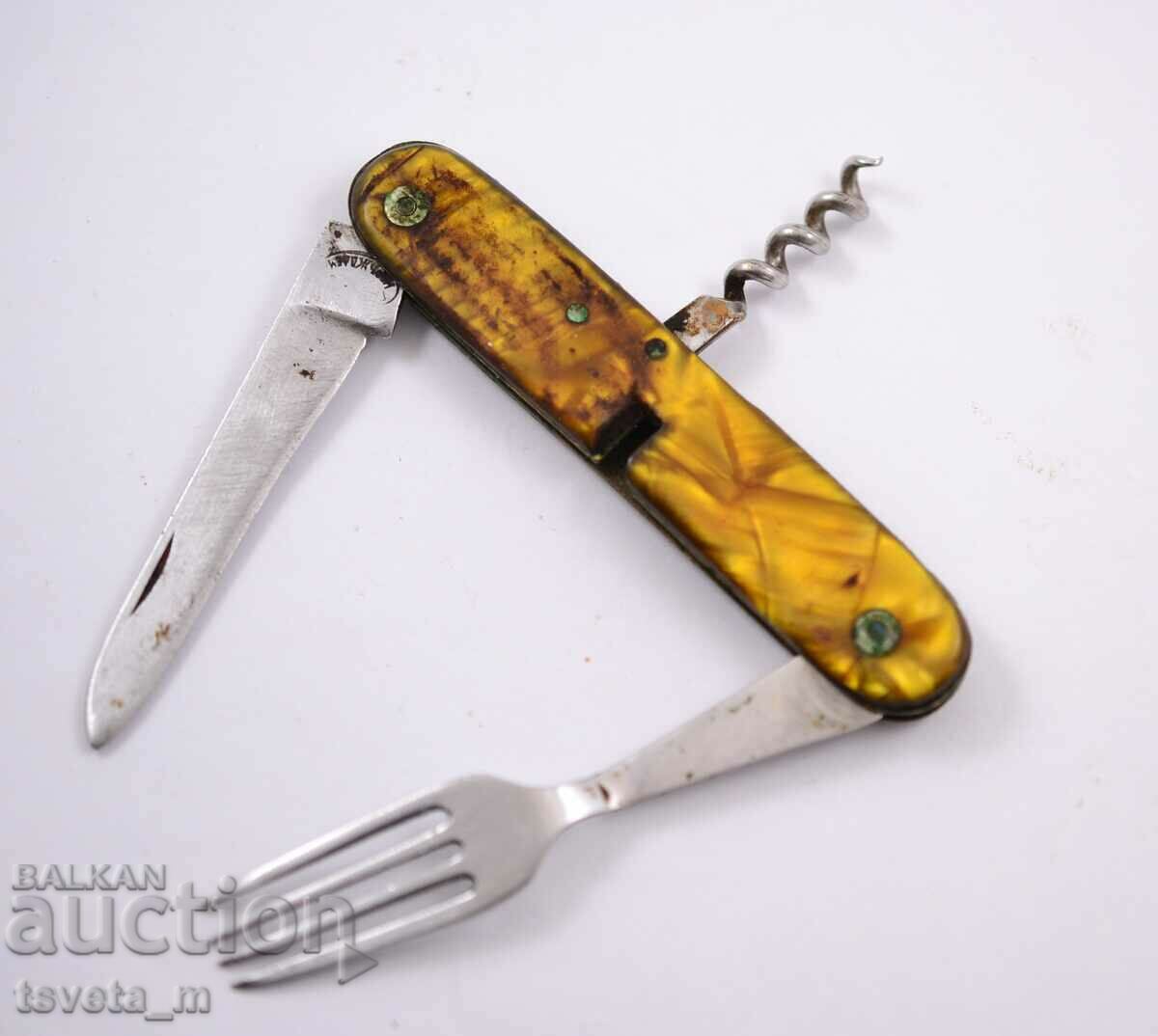 Джобно ножче  с 3 инструмента - за ремонт или части
