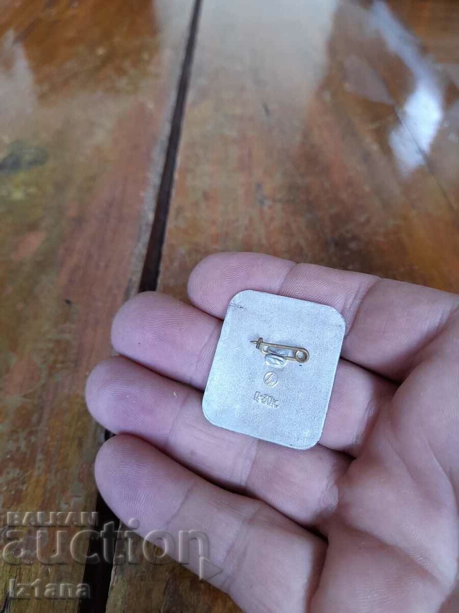 Auction Old badge teddy bear Misha Auction Old badge teddy bear Misha