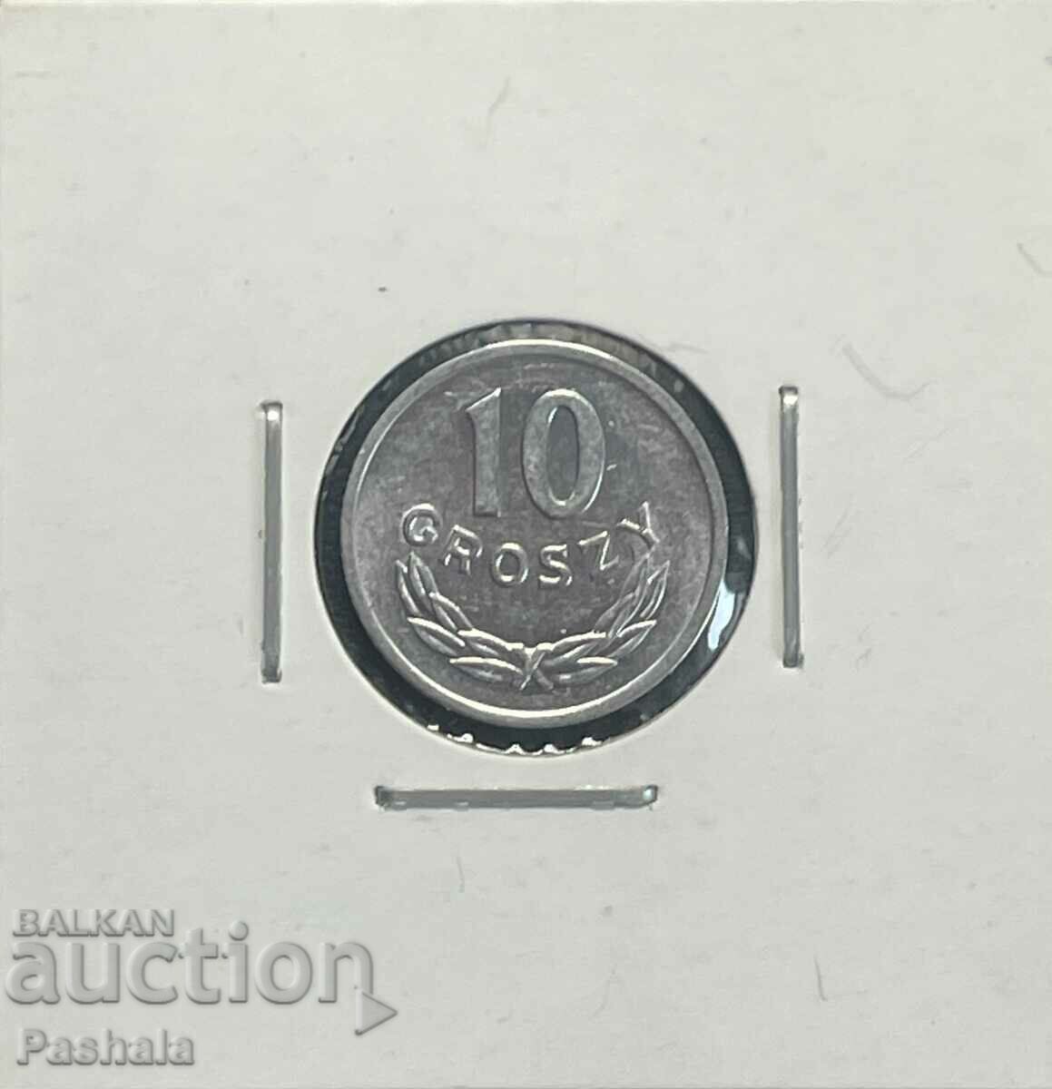 Polonia 10 groszy 1969