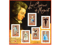 2006. Franţa. Wolfgang Amadeus Mozart. Bloc.