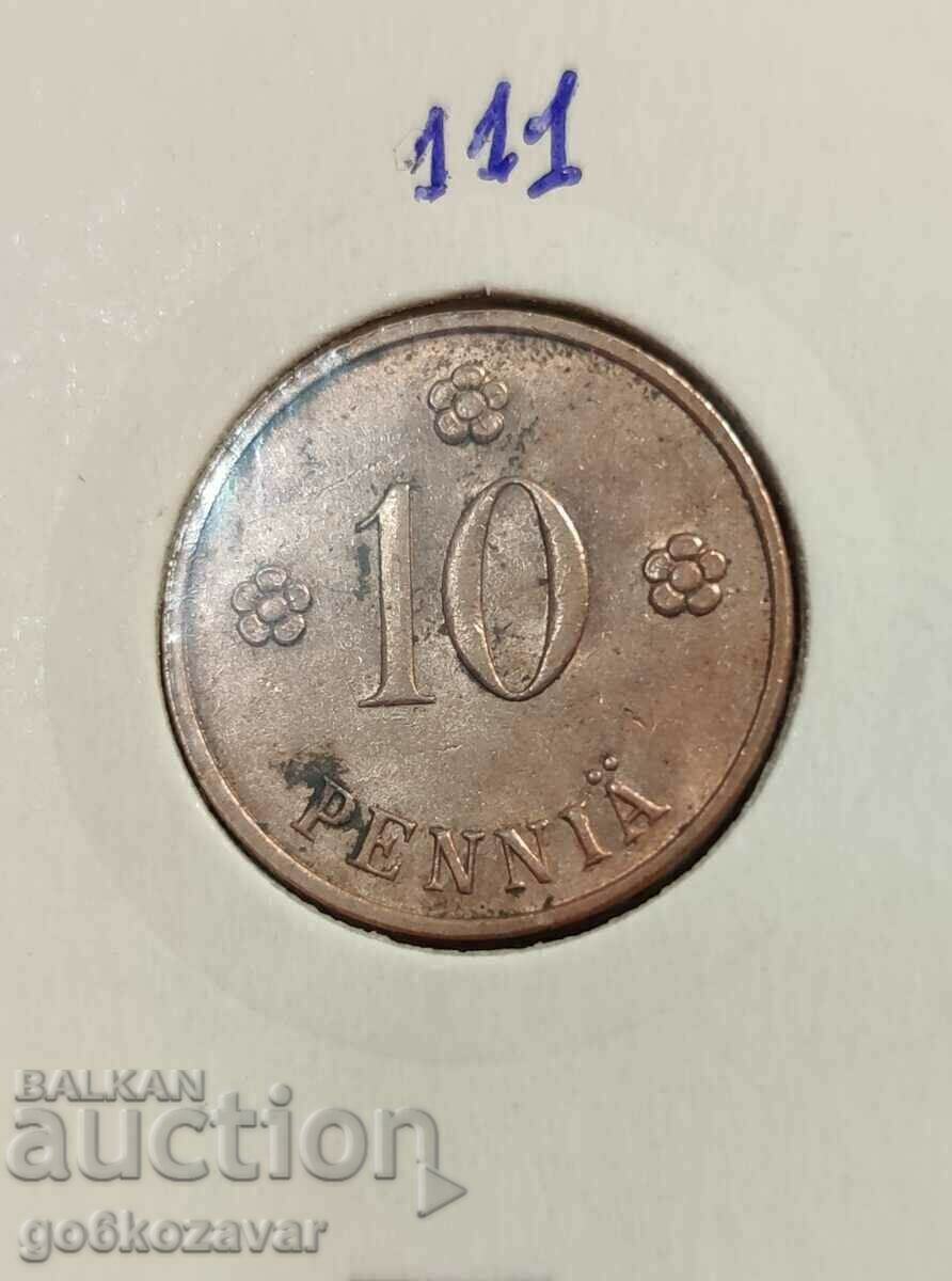 Финландия 10 пенния 1938г Колекция !