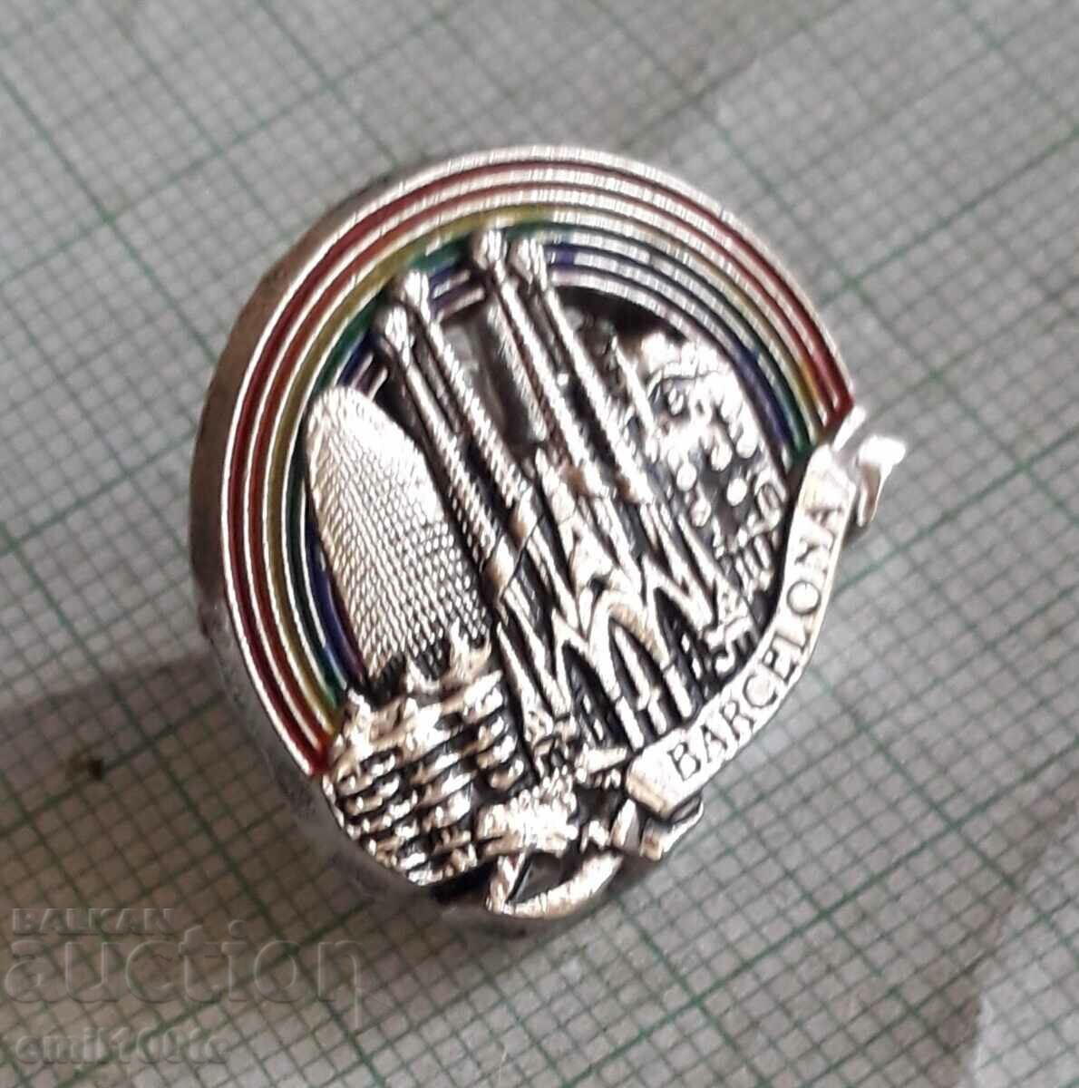 Badge - Barcelona Barcelona with price 6.00 BGN | € 3.07 Badge - Barcelona Barcelona with price 6.00 BGN | € 3.07