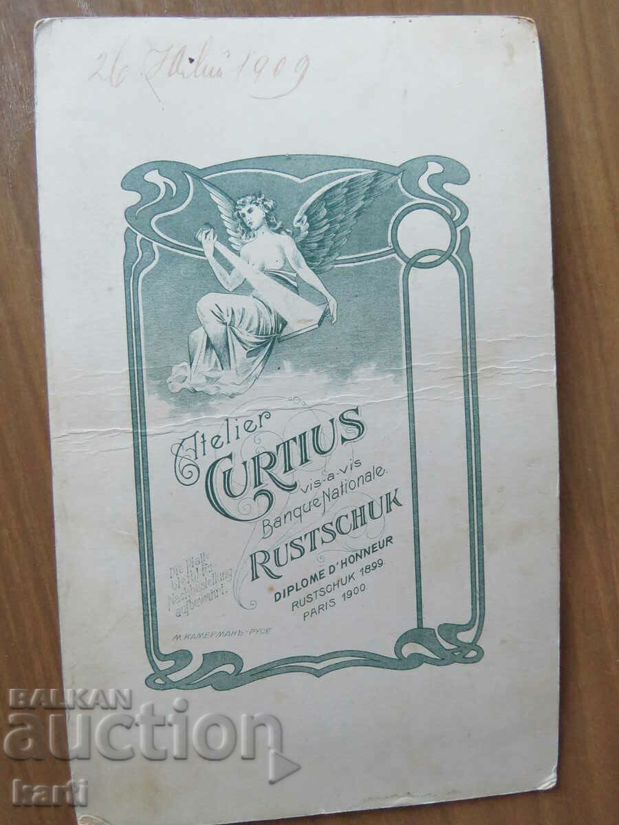 Delivery of OLD PHOTO - CARDBOARD - CURTIUS - RUSE Delivery of OLD PHOTO - CARDBOARD - CURTIUS - RUSE