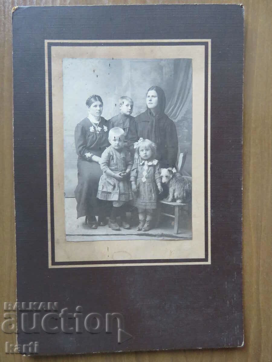 OLD PHOTO - CARDBOARD - LARGE