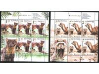 Καθαρίστε γραμματόσημα μικρά σεντόνια Europe SEPT Fauna 2021 από τη Βουλγαρία