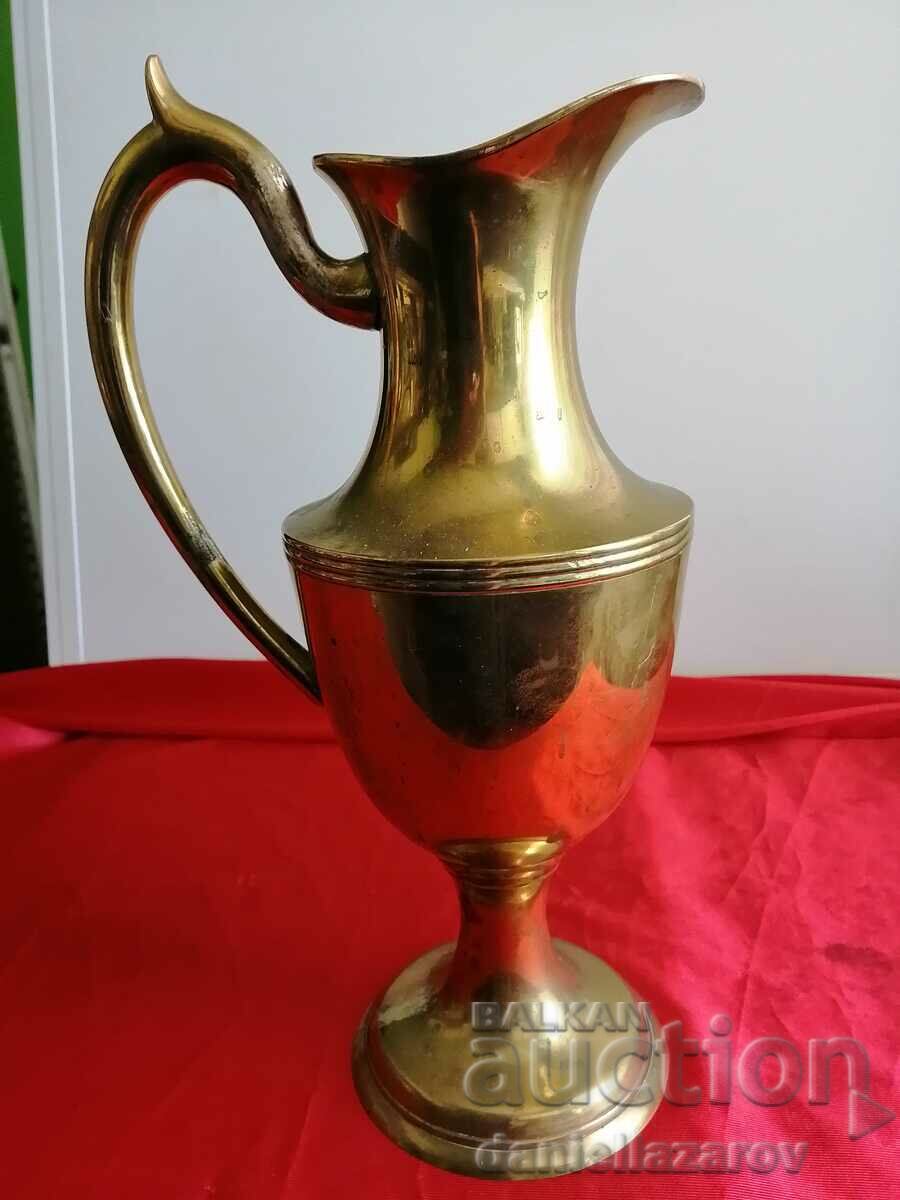 Auction Old Large BRASS Jug Auction Old Large BRASS Jug