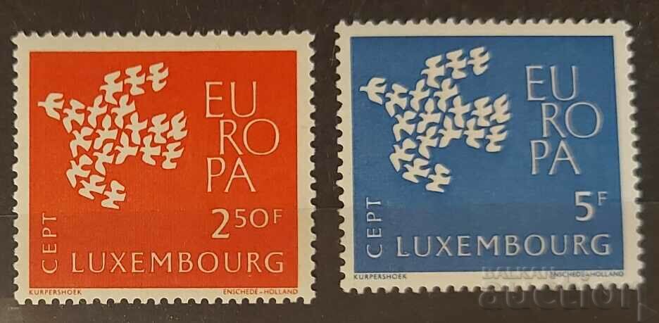 Λουξεμβούργο 1961 Europe CEPT Birds MNH