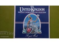 Set de monede de schimb 1984 Marea Britanie BU