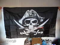 Blackjack καπέλο σημαία κρανίο κουρσάρος πλοίο δύο σπαθιά Πειρατές