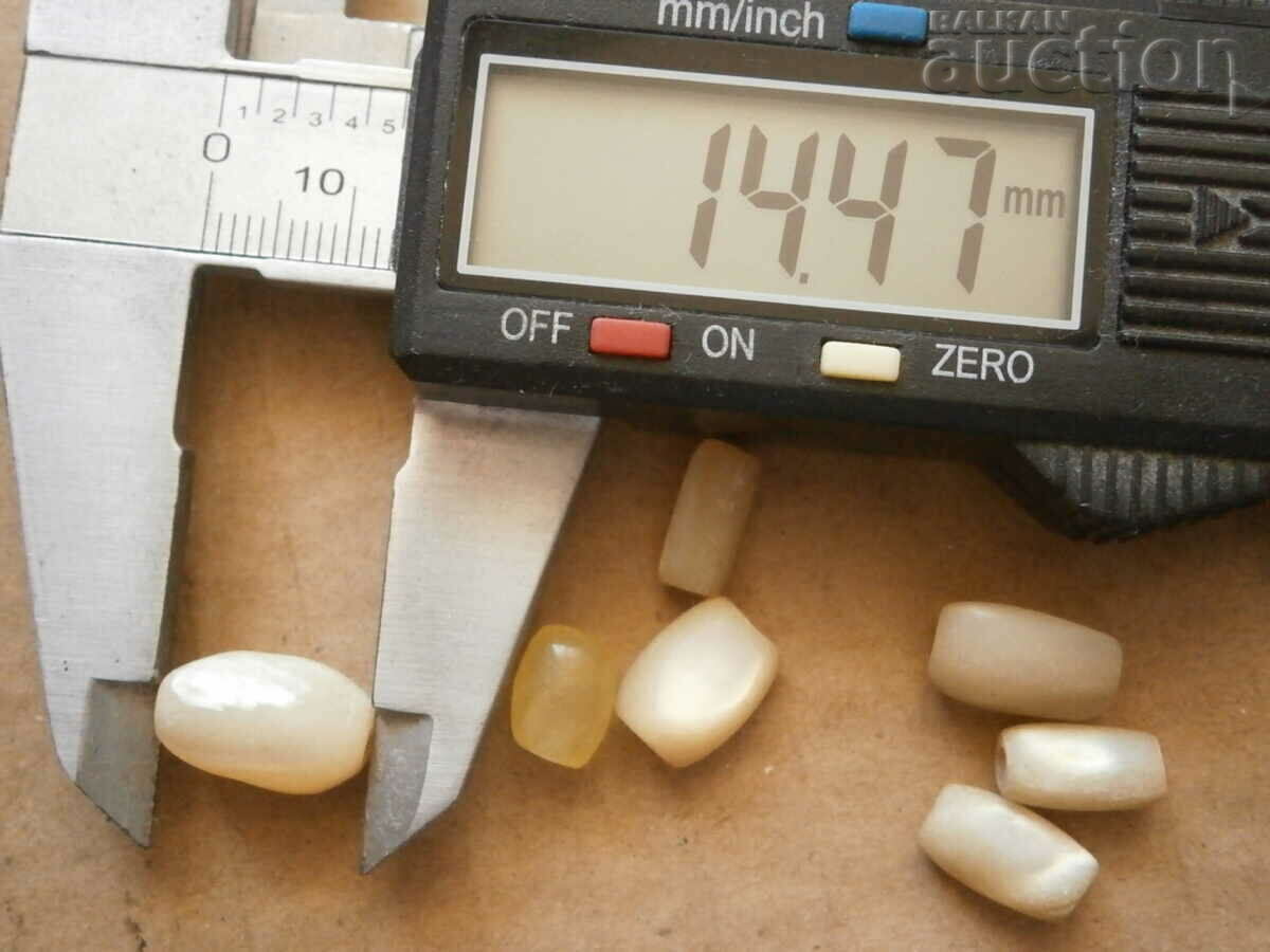 Mother-of-pearl beads for a mother-of-pearl rosary - 5 Mother-of-pearl beads for a mother-of-pearl rosary - 5