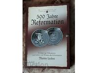 Germany-beautiful folder with 12 medals-500 year reformation M.Luther
