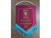 Football Flag - Aston Villa - Trabzonspor UEFA 1994