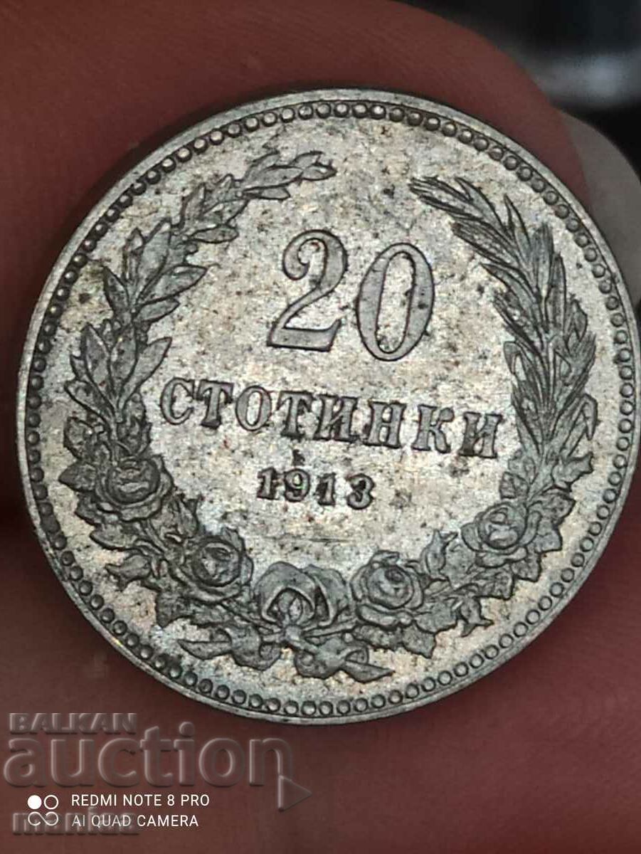 20 cenți 1913