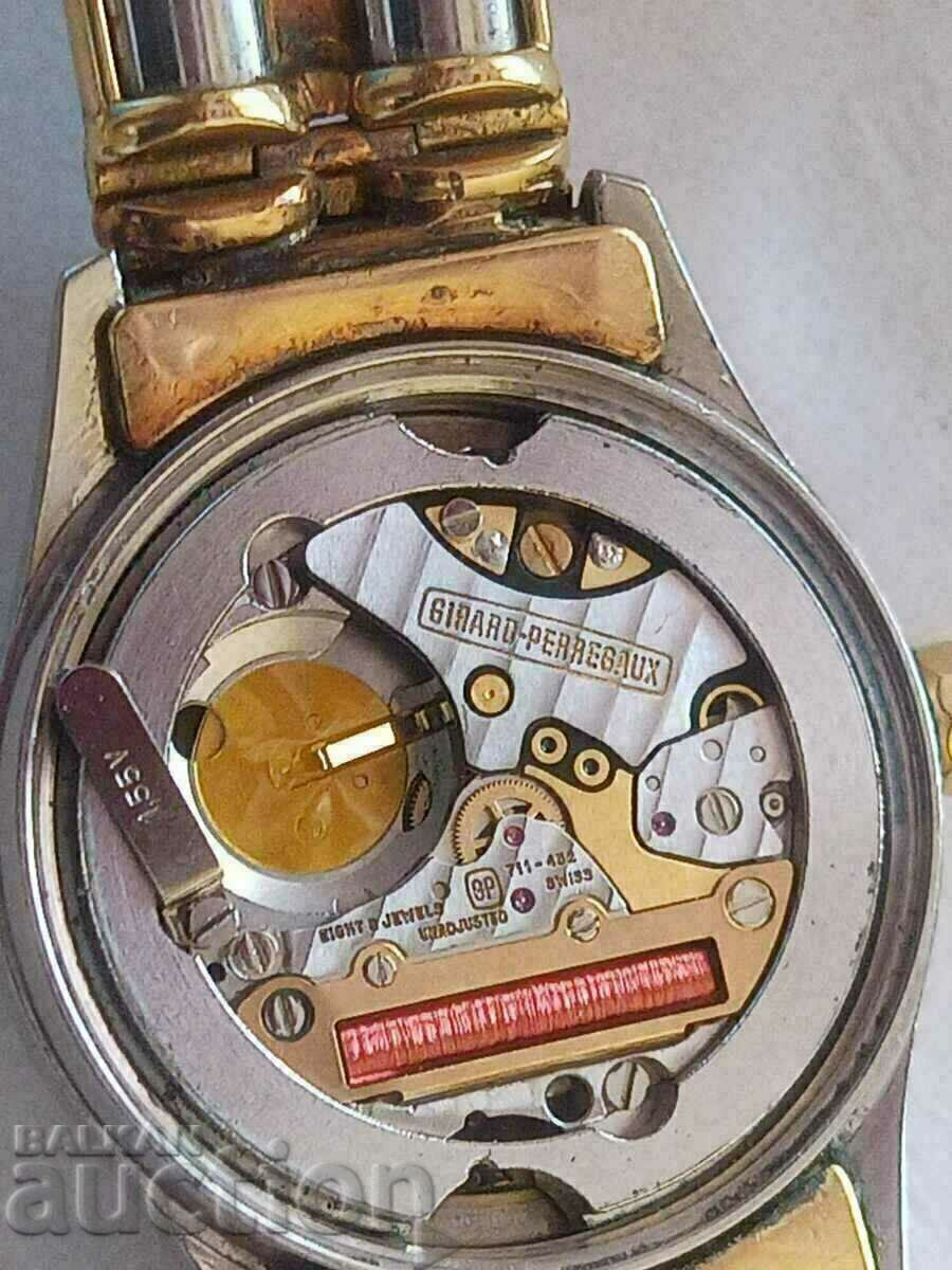 GIRARD PERREGAUX QUARTZ 18k gold yellow and white gold bracelet - 7 GIRARD PERREGAUX QUARTZ 18k gold yellow and white gold bracelet - 7