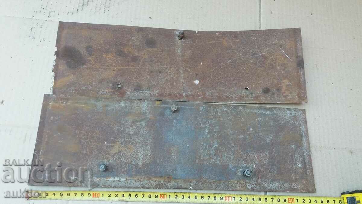 SOC. METAL MILITARY TRUCK NUMBERS - 6 SOC. METAL MILITARY TRUCK NUMBERS - 6