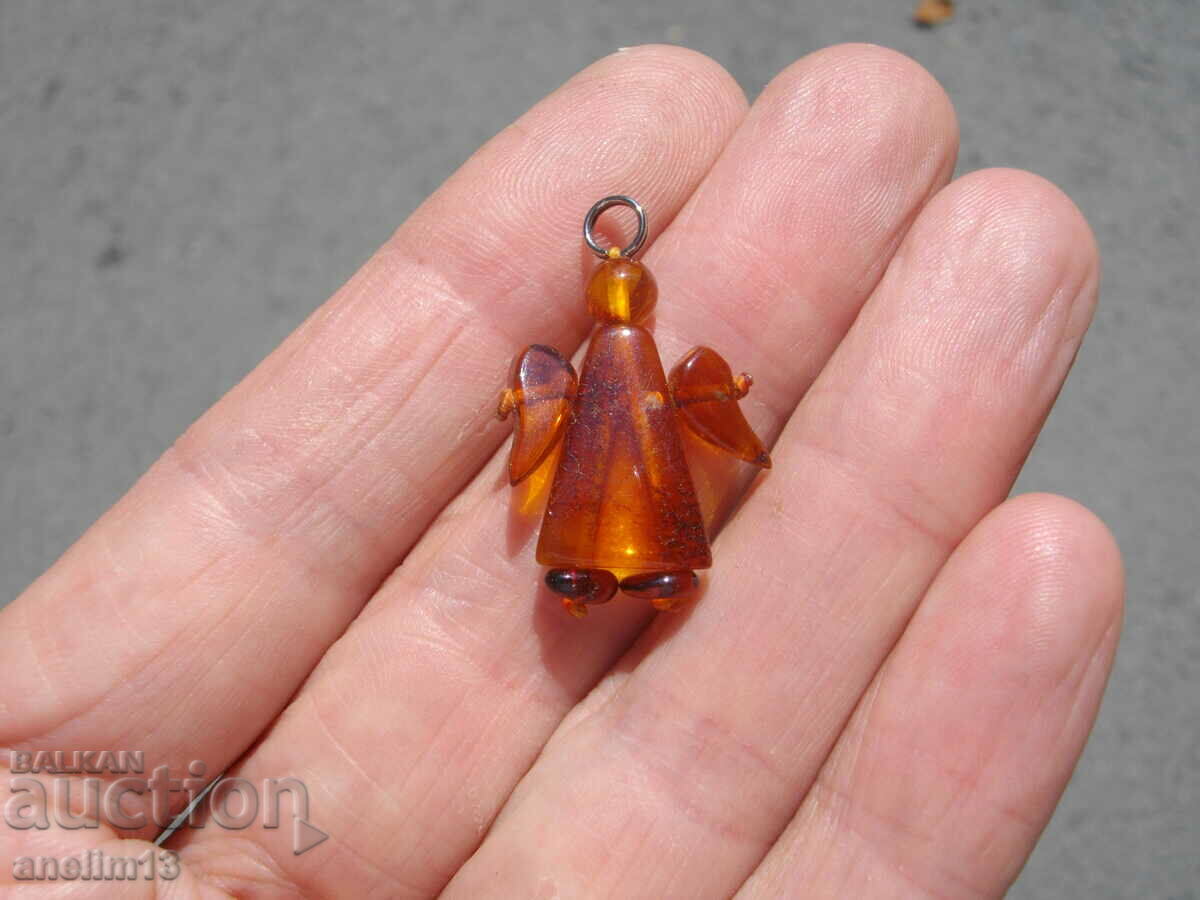 PENDANT AMBER ANGEL with price 45.00 BGN | € 23.01