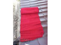 OLD RED WOOLEN FABRIC
