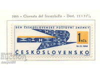 1966. Τσεχοσλοβακία. Ημέρα σφραγίδα του ταχυδρομείου.