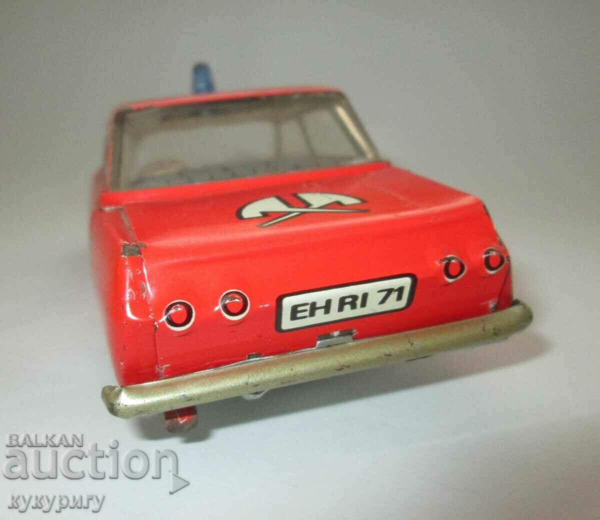 Auction Old German Tin Car EHRI Toy Fire Truck Auction Old German Tin Car EHRI Toy Fire Truck