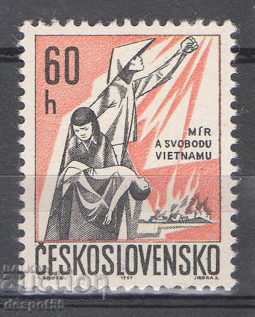 1967. Τσεχοσλοβακία. Ειρήνη στο Βιετνάμ.