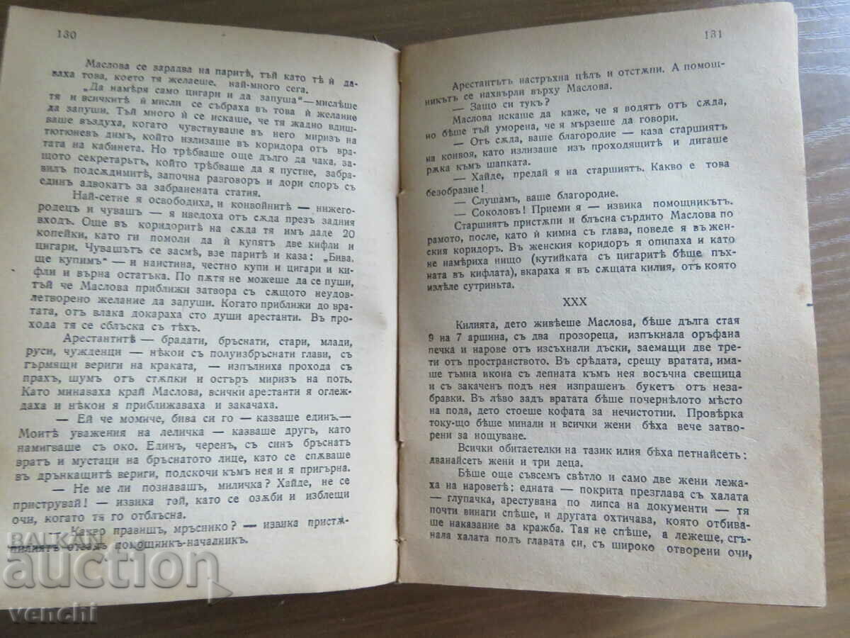 Delivery of LEO TOLSTOY - RESURRECTION - GOLOGANOV Delivery of LEO TOLSTOY - RESURRECTION - GOLOGANOV