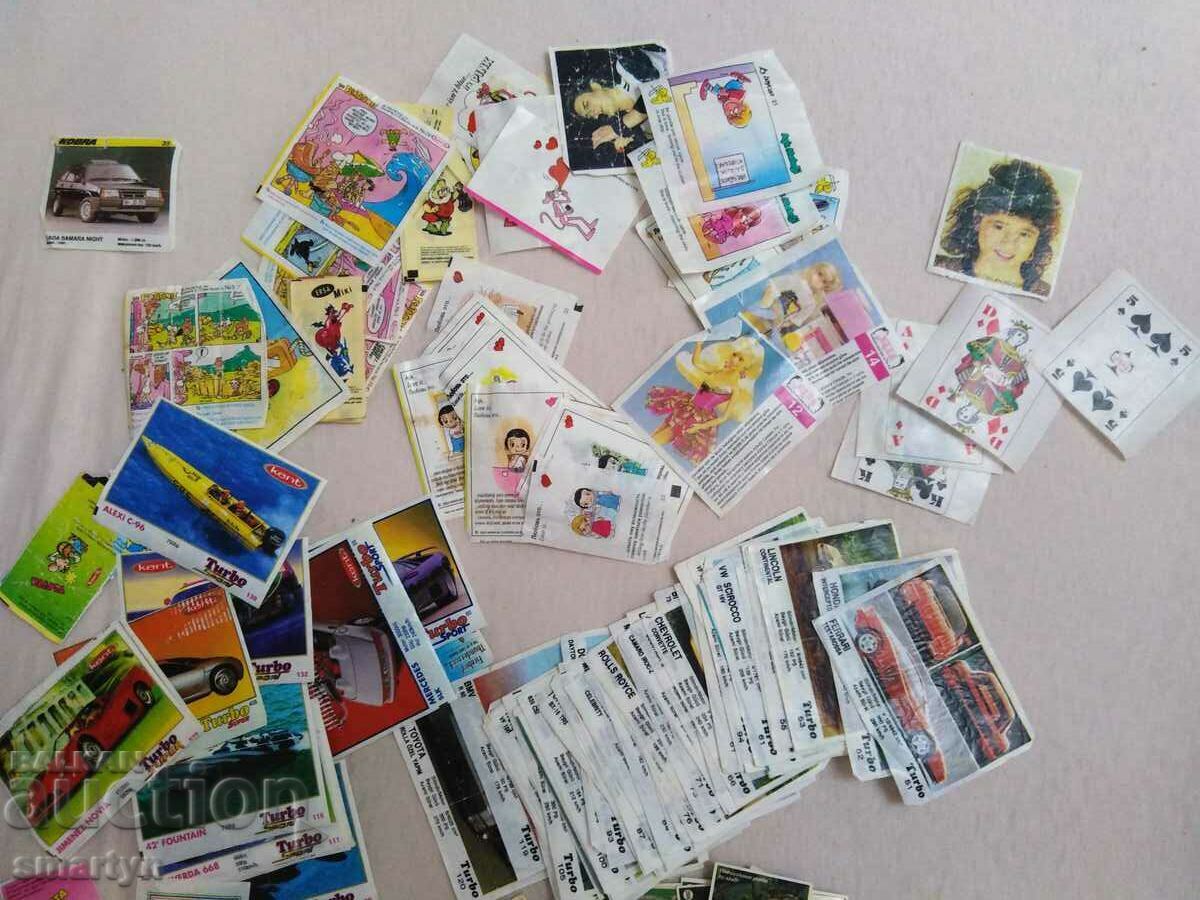 Old pictures of chewing gum, all kinds. with price 50.00 BGN | € 25.56 Old pictures of chewing gum, all kinds. with price 50.00 BGN | € 25.56