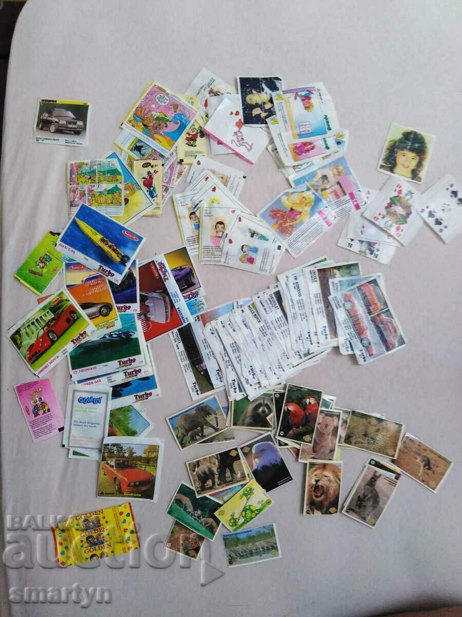 Old pictures of chewing gum, all kinds. Old pictures of chewing gum, all kinds.