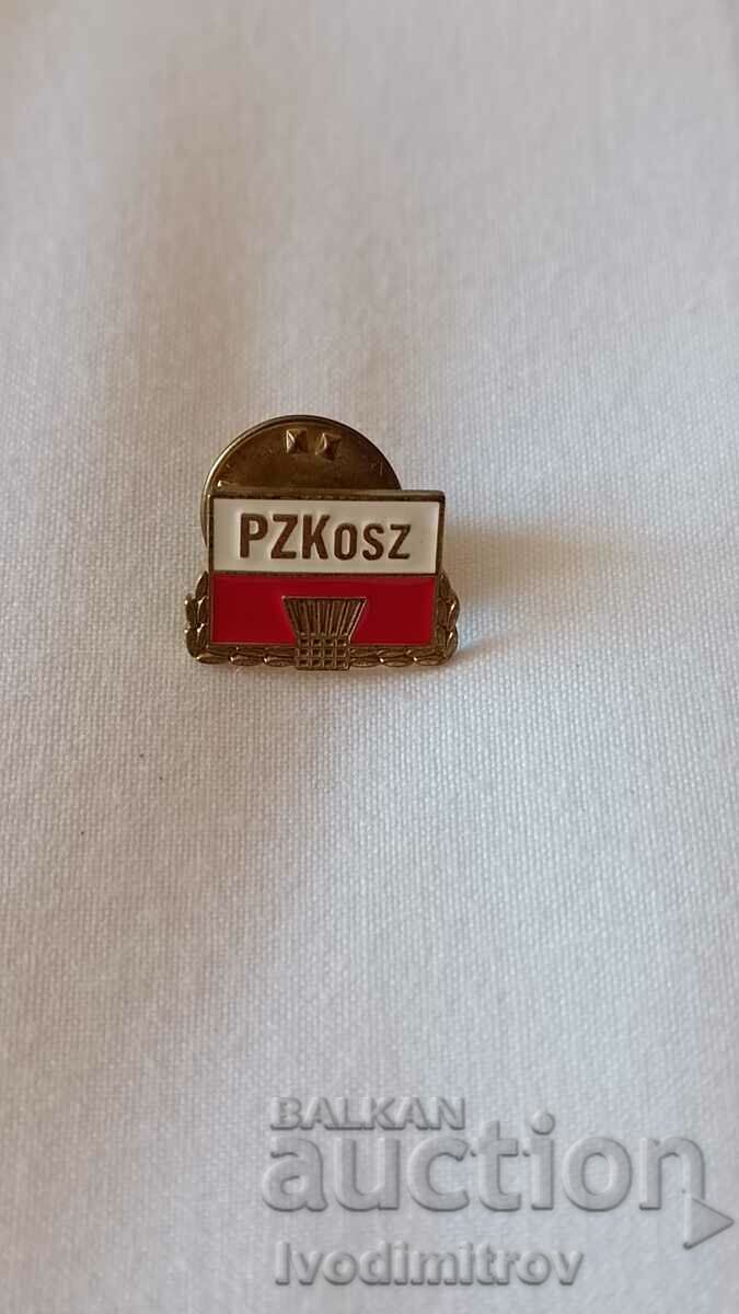 Значка PZKosz Федерация по баскетбол на Полша