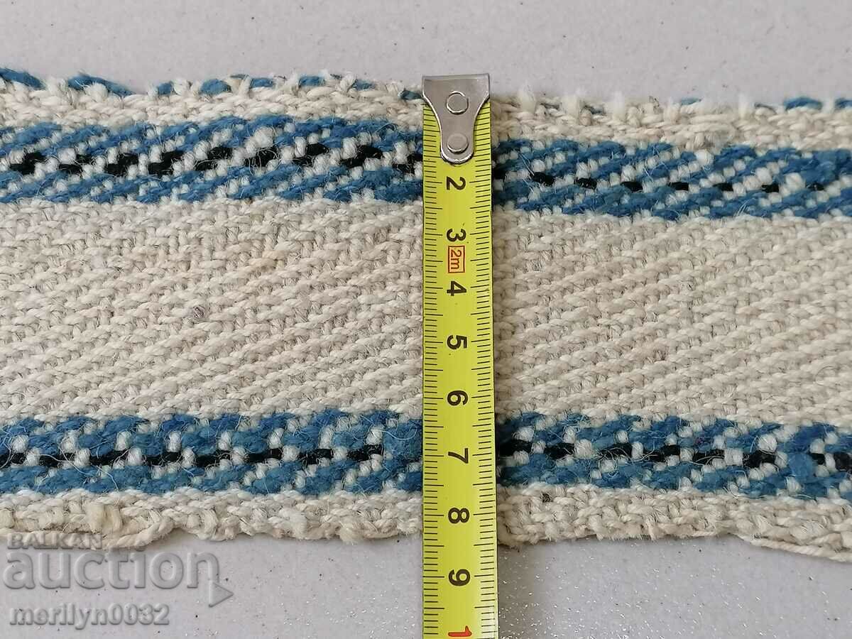 Delivery of Handwoven wool costume belt