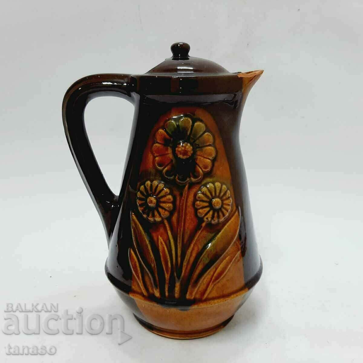 Old ceramic jug(10.1)