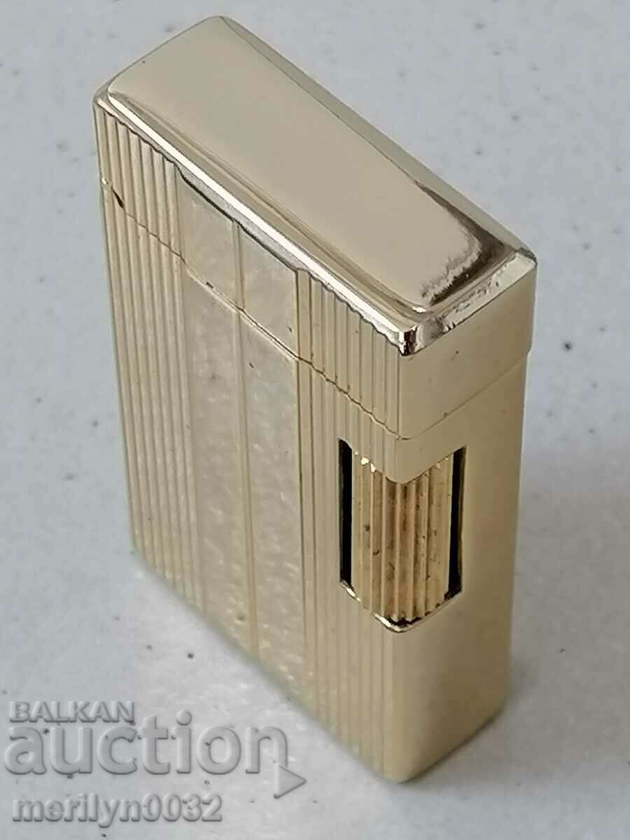 Auction Old gold-plated lighter system HADSON made in Japan Auction Old gold-plated lighter system HADSON made in Japan