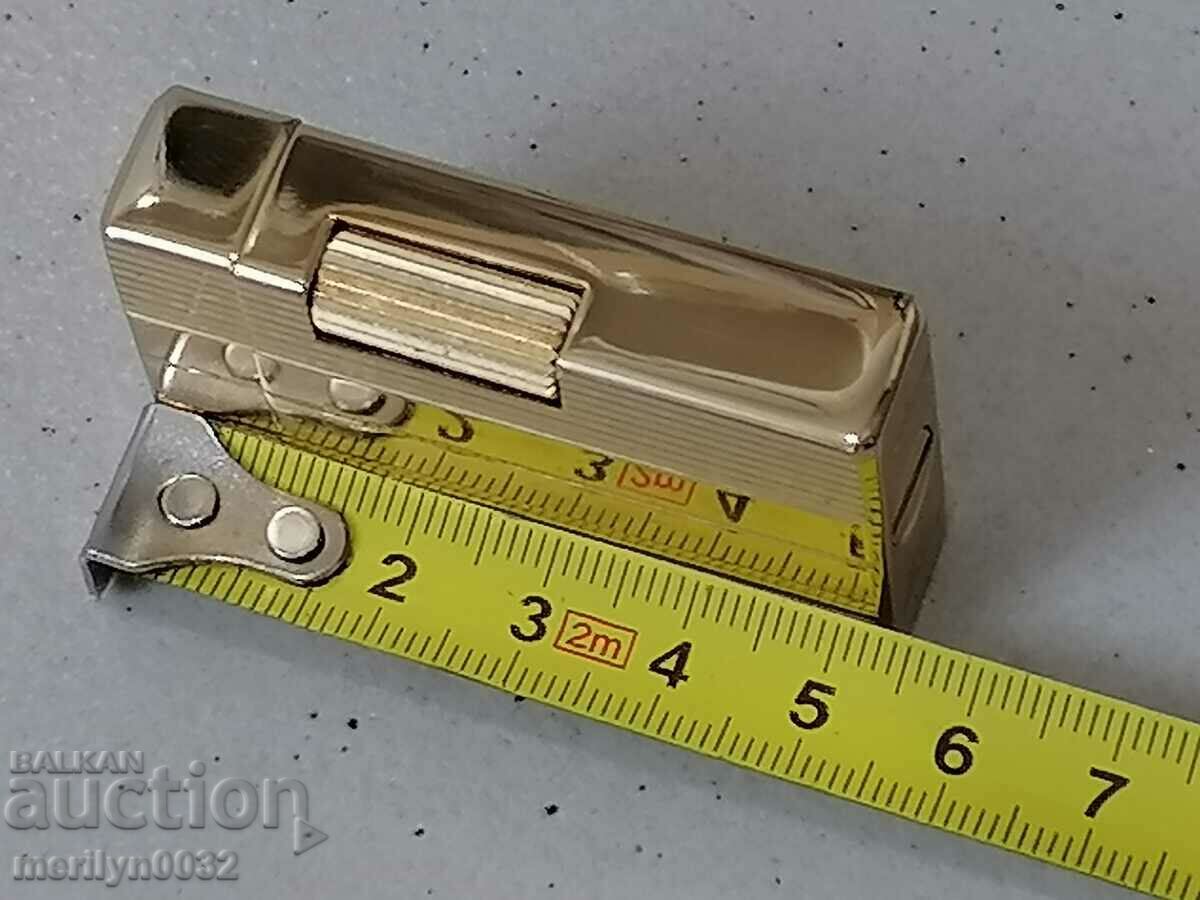 Old gold-plated lighter system HADSON made in Japan - 5 Old gold-plated lighter system HADSON made in Japan - 5