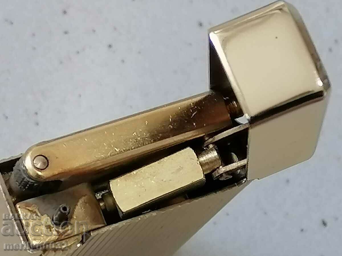 Old gold-plated lighter system HADSON made in Japan - 6 Old gold-plated lighter system HADSON made in Japan - 6