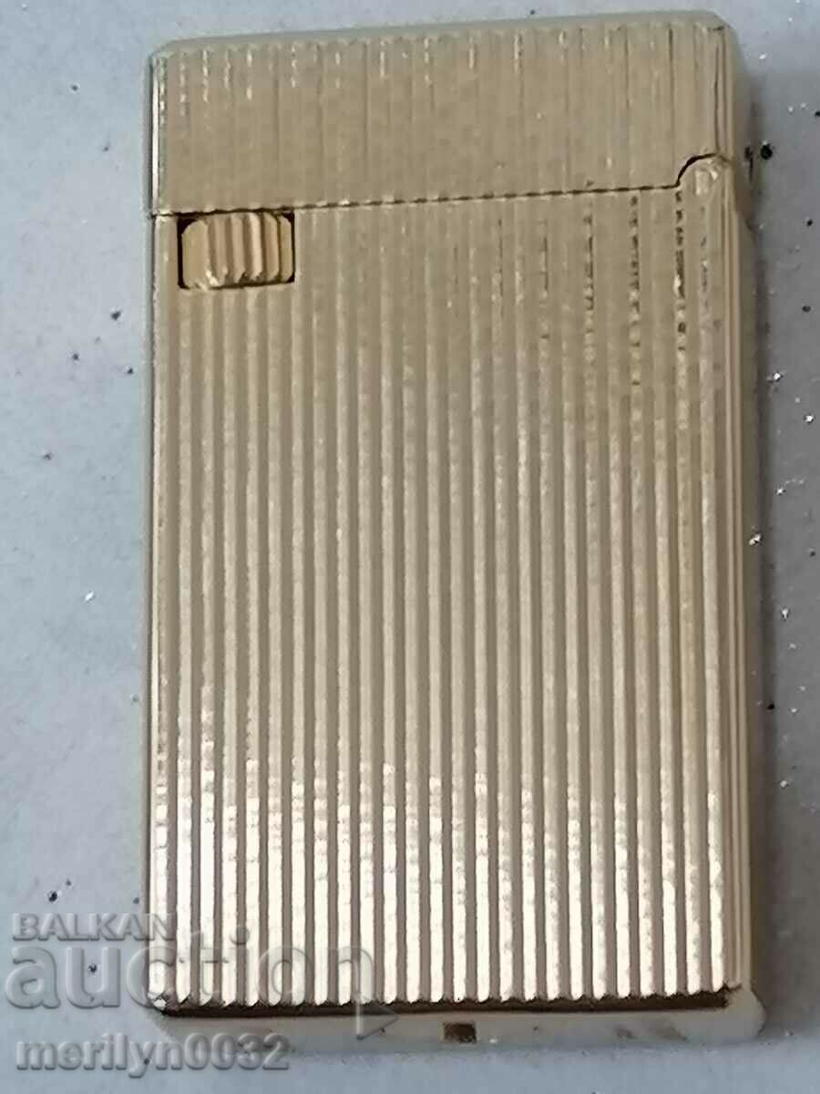 Old gold-plated lighter system HADSON made in Japan - 7 Old gold-plated lighter system HADSON made in Japan - 7