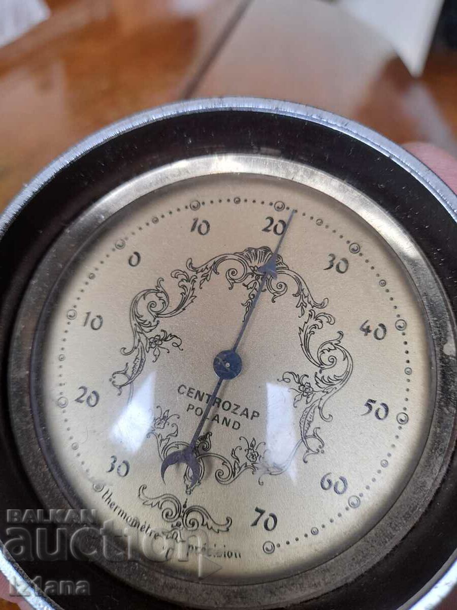 Auction Old Centrozap mechanical thermometer Auction Old Centrozap mechanical thermometer